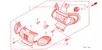 ACHTER COMBINATIE LICHT voor Honda 50 DIO FIT TYPE II 1997
