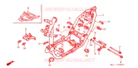 FRAME CHASSIS voor Honda 50 LIVE DIO ZX SPECIAL BAR 2000