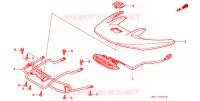 HOGE BEVESTIGING REMLICHT voor Honda 50 LIVE DIO ZX SPECIAL BAR 2000