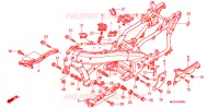 FRAME CHASSIS voor Honda GL 1800 GOLD WING 2004