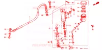 REMPOMP ACHTER voor Honda XR 250 R 1992