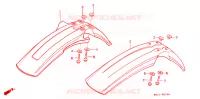 VOORSPATBORD voor Honda XR 250 R 1992