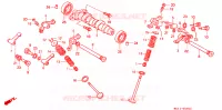 NOKKENAS/KLEP voor Honda XR 250 R 1989