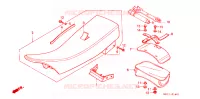 ZITTING/GEREEDSCHAP voor Honda XR 250 R 1989