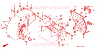 ACHTERSPATBORD  voor Honda GL 1800 GOLD WING ABS 2008