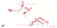 PEDAAL voor Honda GL 1800 GOLD WING ABS 2008