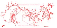 ACHTERSPATBORD  voor Honda GL 1800 GOLD WING ABS 2009