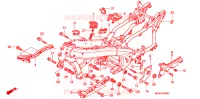 FRAME CHASSIS voor Honda GL 1800 GOLD WING ABS 2009