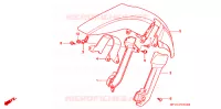 VOORSPATBORD voor Honda AFRICA TWIN 750 50HP 2000