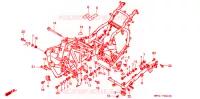 FRAME CHASSIS voor Honda GL 1500 GOLD WING 1989