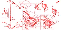RADIO voor Honda GL 1500 GOLD WING 1989