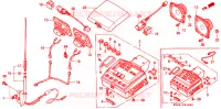 RADIO voor Honda GL 1500 GOLD WING ASPENCADE 1992