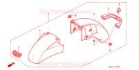 SPATBORD voor Honda GL 1500 GOLD WING ASPENCADE 1992