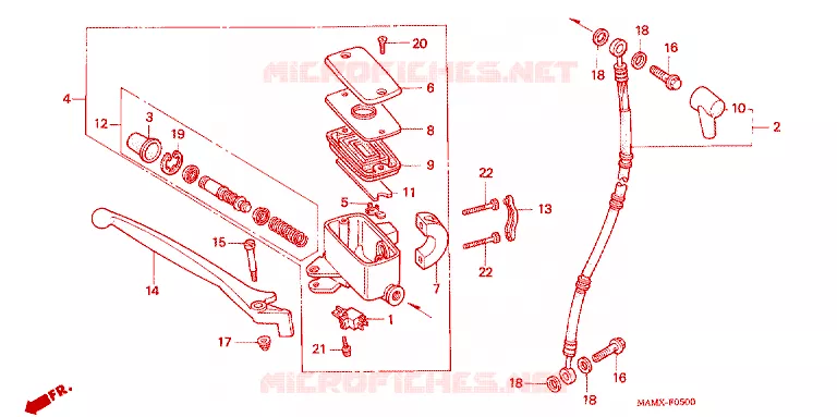 REMPOMP  Honda MOTO 1500 GOLD-WING 2000  GL1500AY