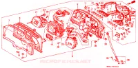 COMBINATIEMETER voor Honda GL 1500 GOLD WING 1989