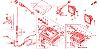 RADIO voor Honda GL 1500 GOLD WING 1989