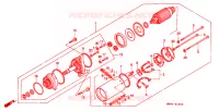 STARTMOTOR voor Honda GL 1500 GOLD WING 1989