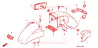 VOORSPATBORD voor Honda GL 1500 GOLD WING 1989