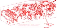 COMBINATIEMETER voor Honda GL 1500 GOLD WING INTERSTATE 1990