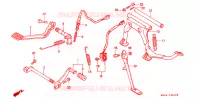 PEDAAL voor Honda GL 1500 GOLD WING ASPENCADE 1992