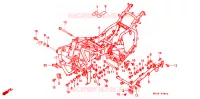 FRAME CHASSIS voor Honda GL 1500 GOLD WING ASPENCADE 1993