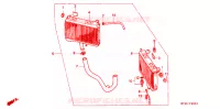 RADIATOR voor Honda GL 1500 GOLD WING ASPENCADE 1993