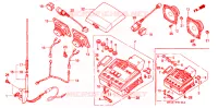 RADIO voor Honda GL 1500 GOLD WING ASPENCADE 1993