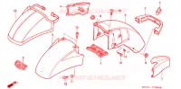 VOORSPATBORD voor Honda GL 1500 GOLD WING ASPENCADE 1993