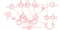STICKERS voor Honda GL 1500 GOLD WING SE 1997