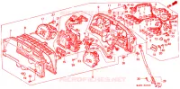 COMBINATIEMETER voor Honda GL 1500 GOLD WING SE 1996