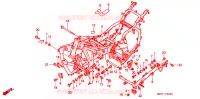 FRAME CHASSIS voor Honda GL 1500 GOLD WING INTERSTATE 1991