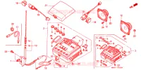 RADIO voor Honda GL 1500 GOLD WING INTERSTATE 1991