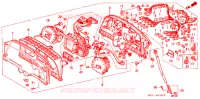 COMBINATIEMETER voor Honda GL 1500 GOLD WING SE 1993