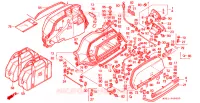 ZADELTAS voor Honda GL 1500 GOLD WING SE 1993