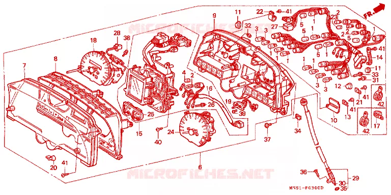 COMBINATIEMETER Honda MOTO 1500 GOLD-WING 1994  GL1500SER
