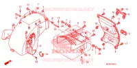 ACHTERSPATBORD  voor Honda GL 1800 GOLD WING ABS NAVI 2006
