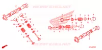 NOKKENAS/KLEP voor Honda GL 1800 GOLD WING ABS NAVI 2006