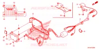 Gps antenne ondersteuning voor Honda GL 1800 GOLD WING ABS NAVI 2006