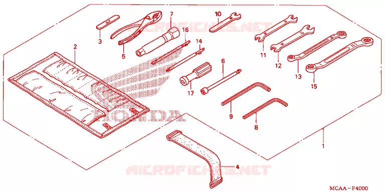 GEREEDSCHAP Honda MOTO 1800 GOLD-WING 2006  GL18006_A
