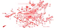 FRAME CHASSIS voor Honda GL 1800 GOLD WING ABS NAVI 2009