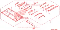GEREEDSCHAP voor Honda GL 1800 GOLD WING ABS NAVI AIR BAG 2009
