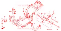FRAME CHASSIS voor Honda LEAD 50 1992