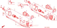 STARTMOTOR voor Honda LEAD 50 BLUE 1993