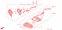 VOOR KNIPPERLICHT voor Honda LEAD 50 BLUE 1993