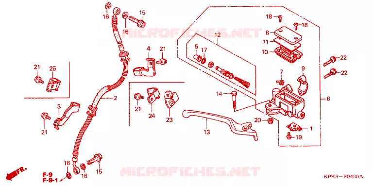 REMPOMP VOOR Honda MOTO 200 PHANTOM 2005  TA2006
