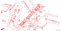 HENDEL PIJP/BOVENSTE BRUG/ STURING STANG voor Honda NC 750 X ABS DCT LOWER, E Package 2016