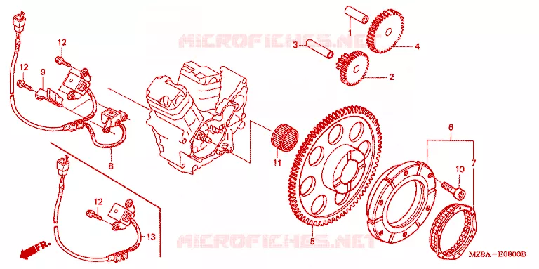 START KOPPELING Honda MOTO 600 SHADOW 2003  VT600CD3