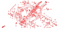 FRAME CHASSIS voor Honda VTX 1800 C 2002
