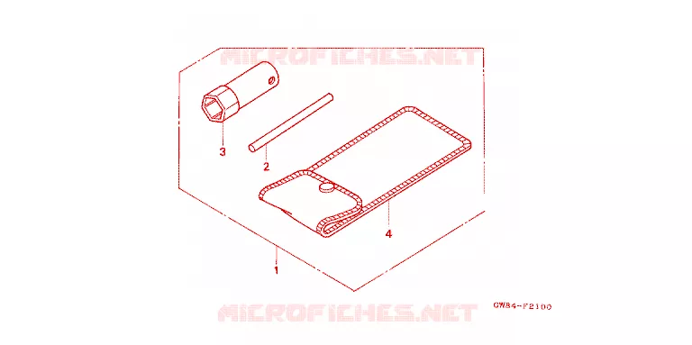 GEREEDSCHAP Honda MOTO 50 Z50 1995  Z50RS