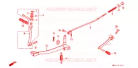 PEDAAL voor Honda Z 50 R 1998